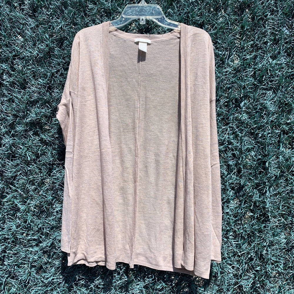 Tan cardigan